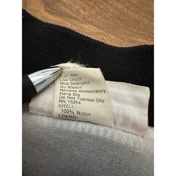 Hartwell Jacket Mens XL Black Nylon Satin Bomber Embroidered Deer Hunter Vintage - Picture 11 of 15